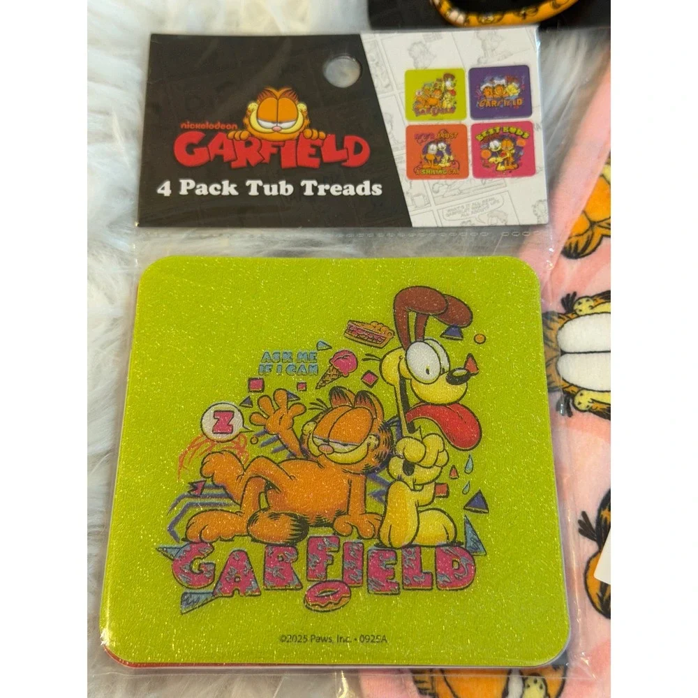 Garfield Nickelodeon Bundle Sunglasses Towel Tub Treads Lip Balm Set New